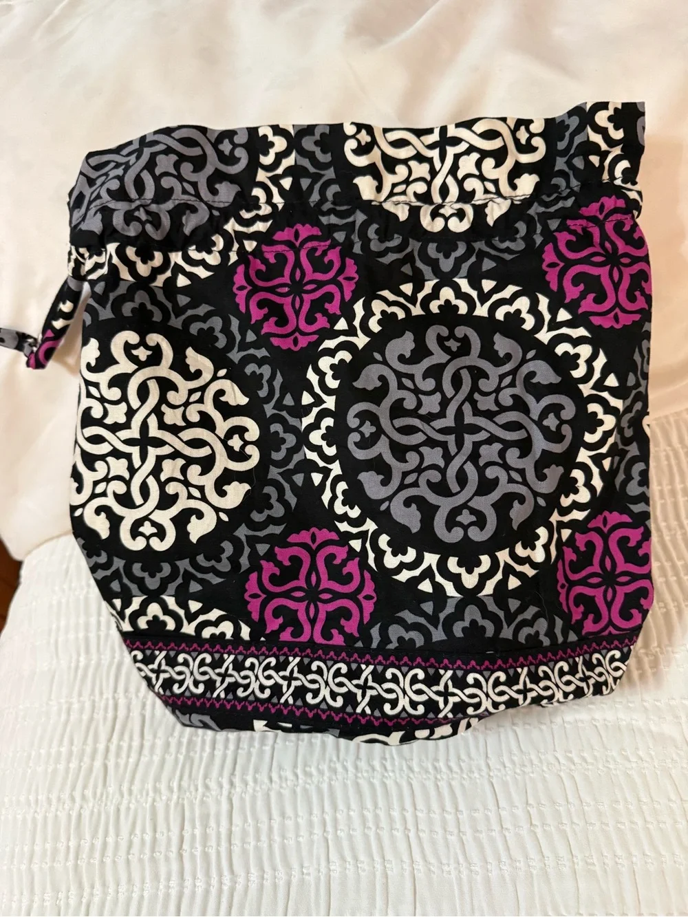 Vera Bradley Canterbury Magenta Ditty Bag